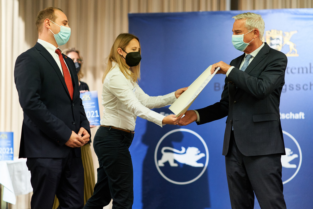 Verleihung Ehrenamtsfreundlicher Arbeitgeber im Bevölkerungsschutz in Albstadt 2021