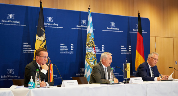 Innenministerkonferenz Herbstsitzung Pressekonferenz 