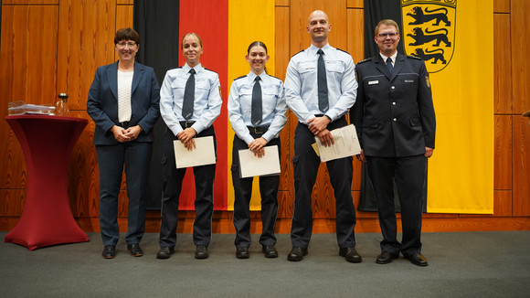 Polizei Weitere Verstärkung für die Polizei Baden-Württemberg Verabschiedung in Herrenberg, 27. August 2025