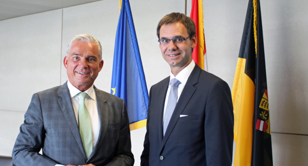 Innenminister Thomas Strobl mit Landeshauptmann Wallner (Vorarlberg) 