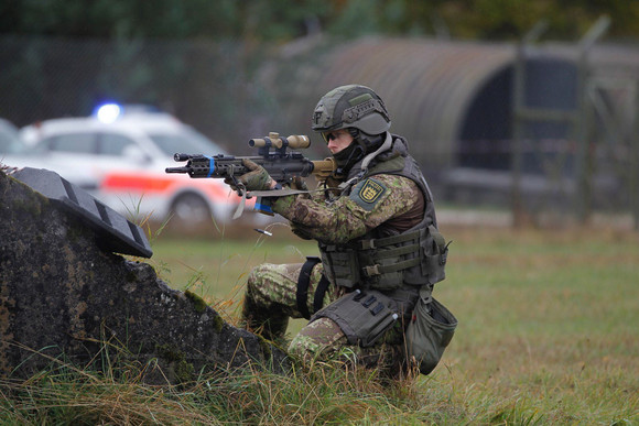 SEK im Einsatz bei der BWTEX 2019.