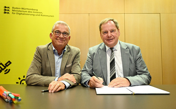 Unterzeichnung Glasfaserpakt Baden-Württemberg