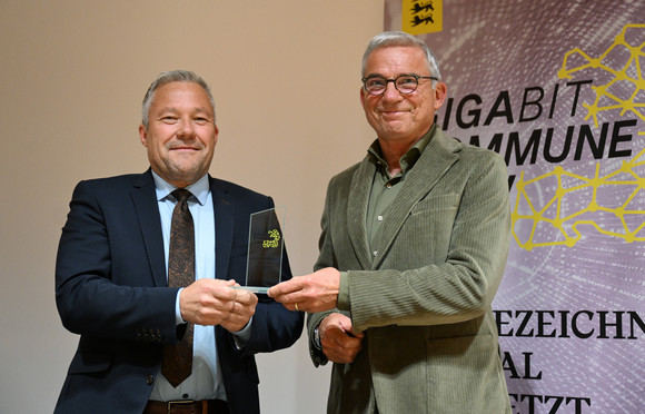 Verleihung Gigabitkommune@BW
