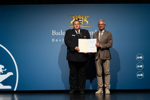 Bevölkerungsschutz Verleihung des Bevölkerungsschutz-Ehrenzeichens Verleihung Bevölkerungsschutz-Ehrenzeichen 2025