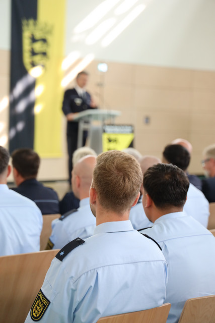 Polizei Weitere Verstärkung für die Polizei Baden-Württemberg Verabschiedung in Wertheim, 27. August 2025