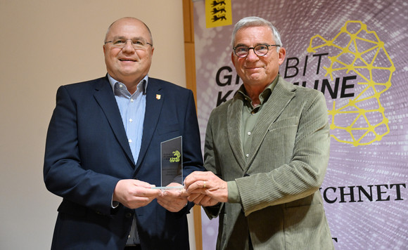 Verleihung Gigabitkommune@BW