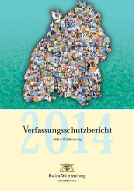 Deckblatt des Verfassungsschutzberichts 2014