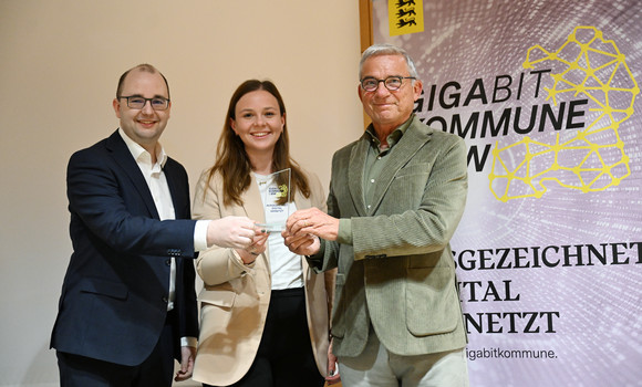 Verleihung Gigabitkommune@BW