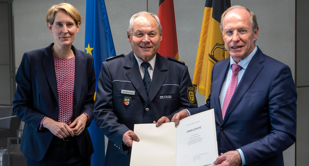 Verabschiedung vom Vizepräsidenten des Polizeipräsidiums Heilbronn Thomas Schöllhammer