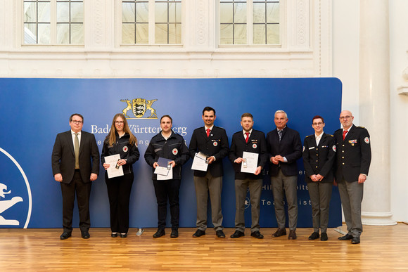 Verleihung rheinland-pfälzische Fluthilfemedaille