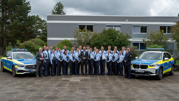 Polizei Weitere Verstärkung für die Polizei Baden-Württemberg Verabschiedung in Bruchsal, 28. August 2025