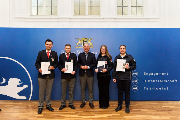 Verleihung rheinland-pfälzische Fluthilfemedaille