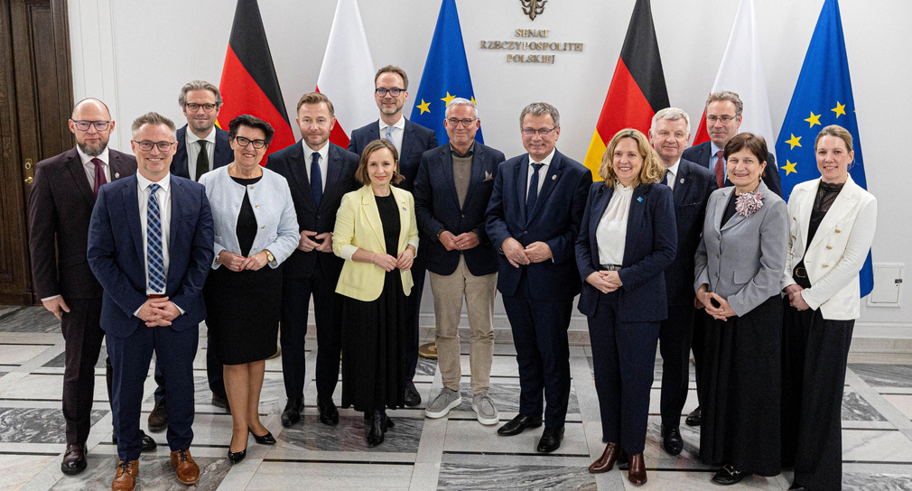 Deutsche Delegation beim 4. Treffen der deutsch-polnischen Freundschaftsgruppen