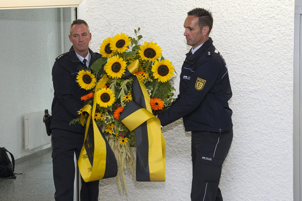 Minister Thomas Strobl gedenkt der Opfer des RAF-Terrors