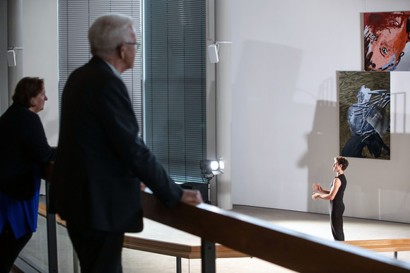 Kunst und Kultur Kretschmann besucht den Stuttgarter „Theaterparcours“ Ministerpräsident Winfried Kretschmann und Staatsministerin Theresa Schopper haben den Stuttgarter „Theaterparcours“ besucht (Bild: Staatsministerium Baden-Württemberg)