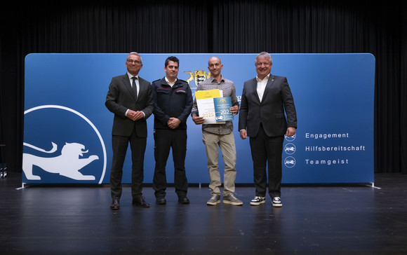 Ehrenamt Auszeichnung ehrenamtsfreundliche Arbeitgeber Kuppenheim Bevölkerungsschutz Auszeichnung