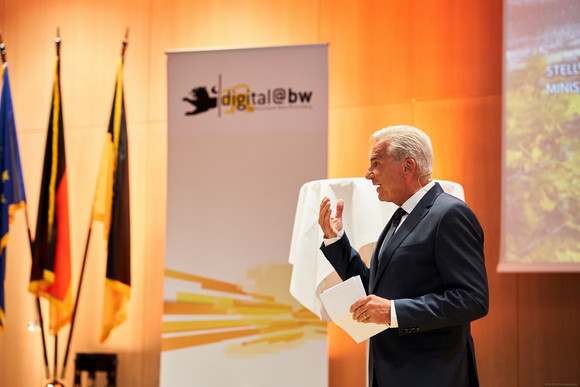 Preisverleihung Digitale Zukunftskommune BW. Fotograf Steffen Schmid