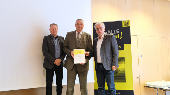 Digitalisierung Förderung des Breitbandausbaus Übergabe der Breitbandförderbescheide im Innenministerium am 05.05.2025