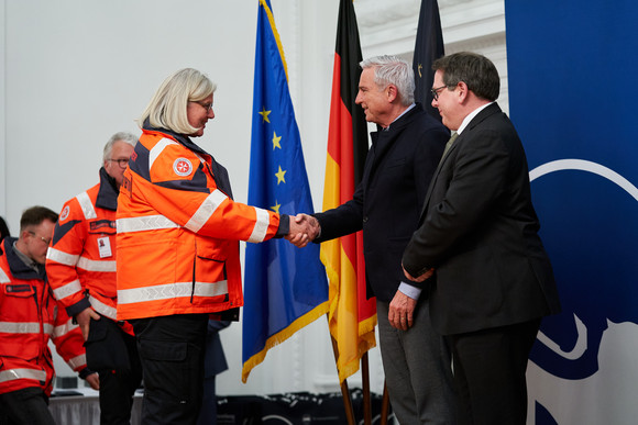 Verleihung rheinland-pfälzische Fluthilfemedaille