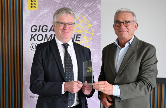 Verleihung Gigabitkommune@BW