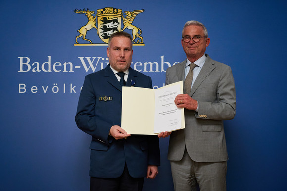 Verleihung des Bevölkerungsschutz Ehrenzeichen