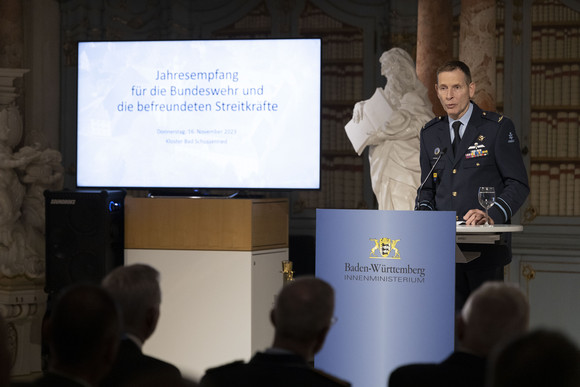 Jahresempfang für die Bundeswehr und die befreundeten Streitkräfte Baden-Württemberg