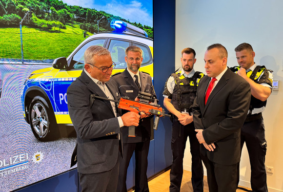 Vorstellung Lasergestützes Schießtrainingssystem für die Polizei Baden-Württemberg