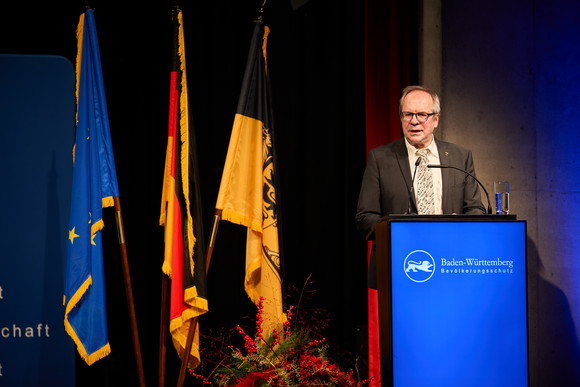 Feierstunde zur Auszeichnung ehrenamtsfreundlicher Arbeitgeber im Bevölkerungsschutz