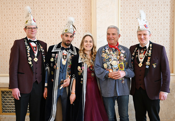 Fastnacht Empfang der Karnevals- und Fasnachtsvereine 2024 Närrischer Staatsempfang mit Stv. Ministerpräsidenten und Innenminister Thomas Strobl