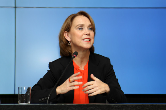 Pressekonferenz Digitale Wege ins Museum Kunststaatssekretärin Petra Olschowski