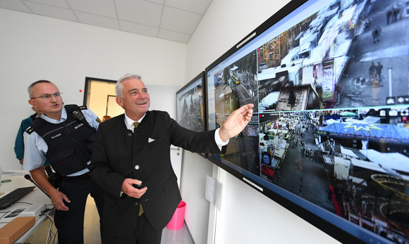 Innenminister Thomas Strobl auf dem Cannstatter Wasen