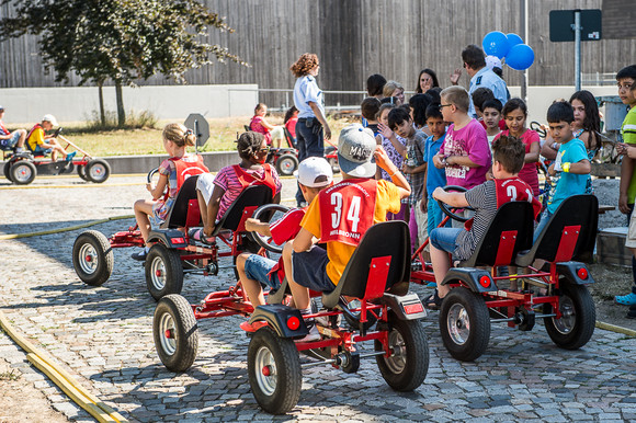Go Kart-Rennen der Kreisverkehrswacht Heilbronn. Quelle: Polizei Baden-Württemberg