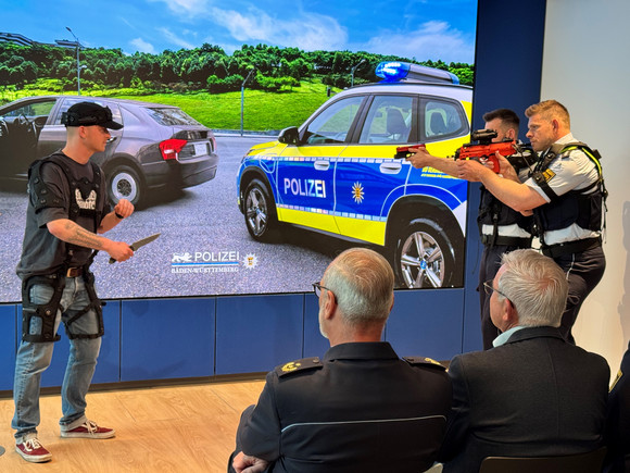 Vorstellung Lasergestützes Schießtrainingssystem für die Polizei Baden-Württemberg
