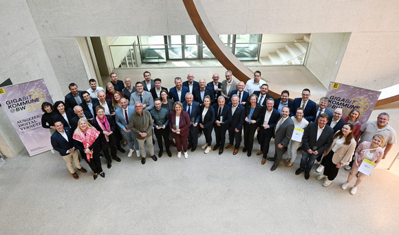 Verleihung Gigabitkommune@BW