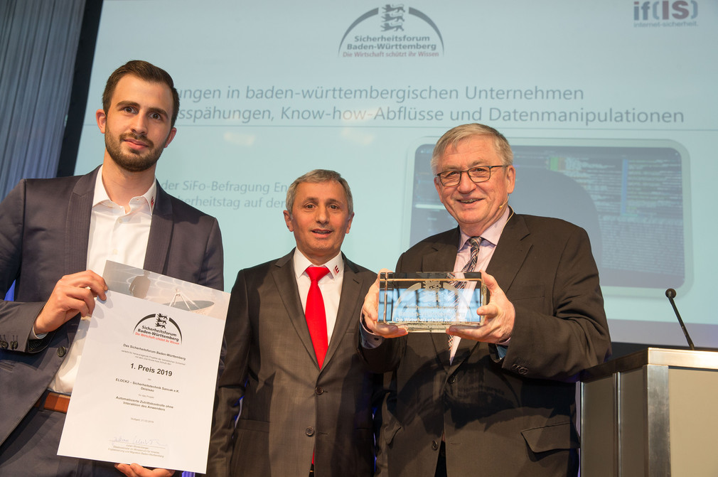 Preisverleihung Sicherheitspreis Baden-Württemberg 2019. Bild: Lichtgut/Piechowski