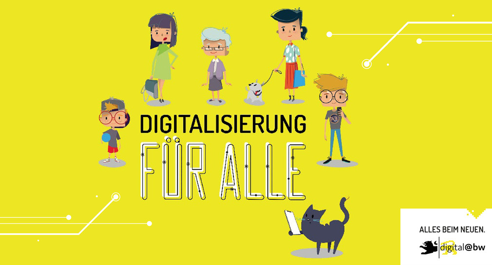 Cover des dritten Digitalisierungsberichts der Landesregierung Baden-Württemberg