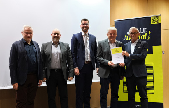 Übergabe von Breitbandförderbescheiden