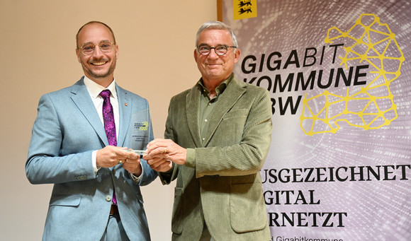 Verleihung Gigabitkommune@BW