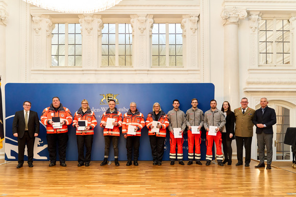 Verleihung rheinland-pfälzische Fluthilfemedaille