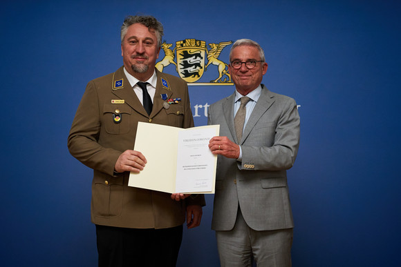 Verleihung des Bevölkerungsschutz Ehrenzeichen