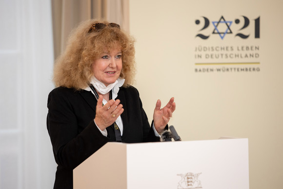 Kooperation Kooperation zu „1.700 Jahre jüdisches Leben in Deutschland“ Prof. Barbara Traub, Vorsitzende der Israelitischen Religionsgemeinschaft Württemberg