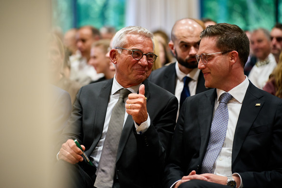 Feierlicher Empfang im Innenministerium für Innenminister Manuel Hagel