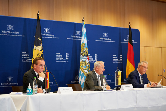 Pressekonferenz der Herbstsitzung der Innenministerkonferenz 