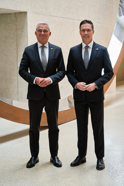 Feierlicher Empfang im Innenministerium für Innenminister Manuel Hagel