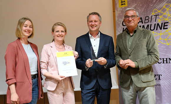 Verleihung Gigabitkommune@BW