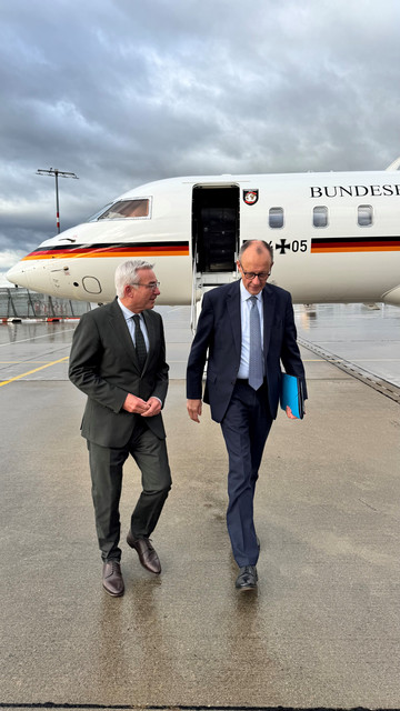 Bundesregierung Antrittsbesuch von Bundeskanzler Friedrich Merz in Baden-Württemberg MIN Kanzler