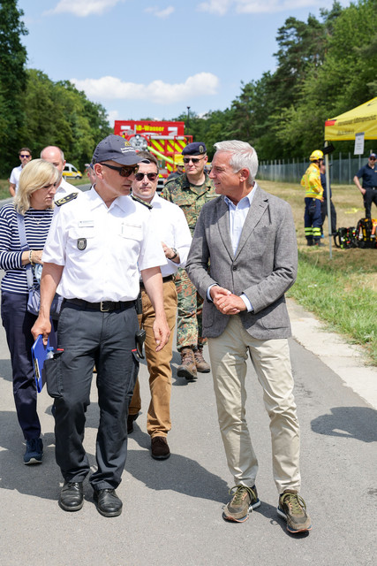 Katastrophenschutzübung in Külsheim