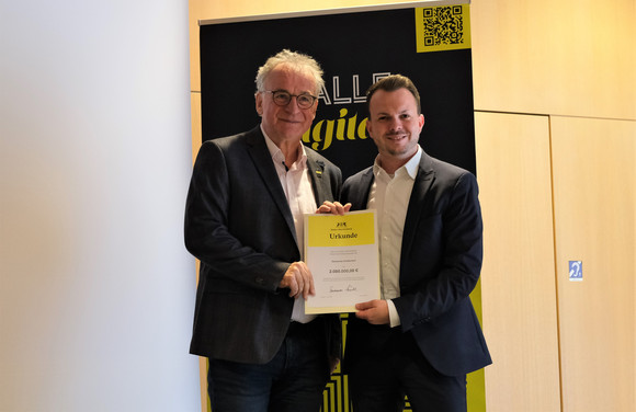 Digitalisierung Förderung des Breitbandausbaus Übergabe der Breitbandförderbescheide im Innenministerium am 05.05.2025