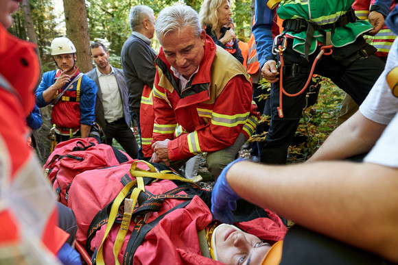 Katastrophenschutzübung "Heißer Süden" Mitte Oktober im Schönbuch. Fotograf Steffen Schmid.