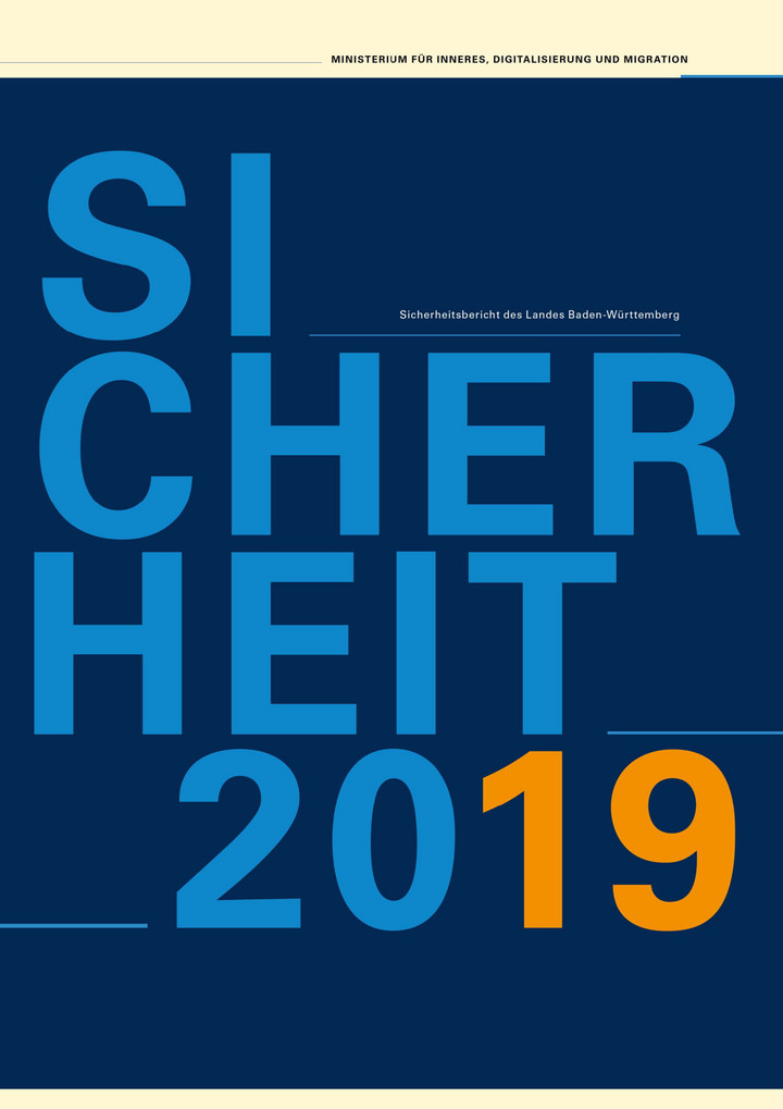Titelbild des Sicherheitsberichts 2019.
